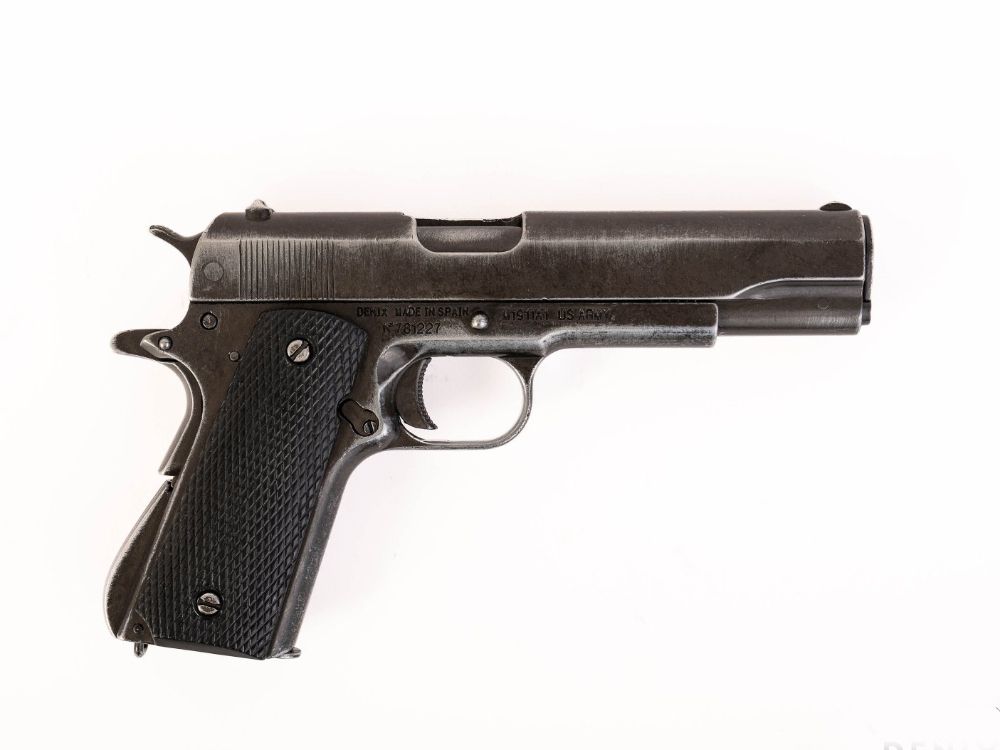 Denix Пистолет автоматический Кольт 45 калибра 1911 года состаренный