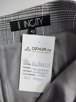 Юбка Incity с вискозой лаконичная 42 размер
