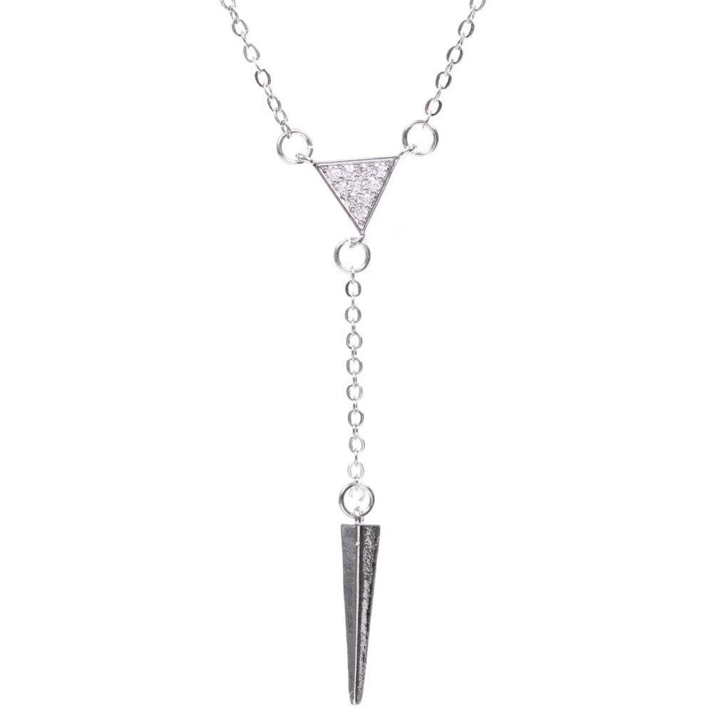 Подвеска из гиппоалергенного сплава со стразами «ЭФОРИЯ», цвет серебро и золото, d-20см/6,5см