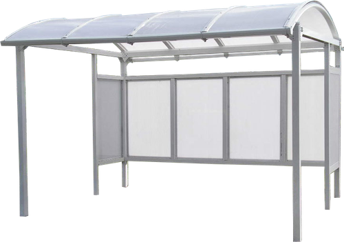 Остановочный павильон А-80 каленое стекло