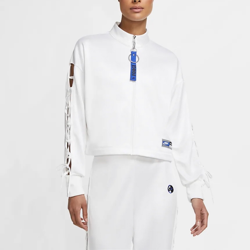 Зипка женская Nike (атлас), бел.