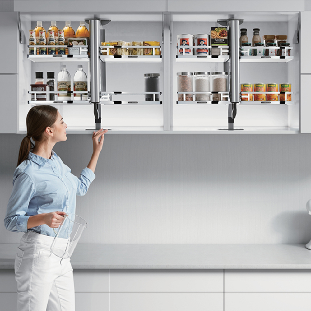 Выдвижная корзина для хранения - DIAMOND STYLE, 800x280x(660-860) мм