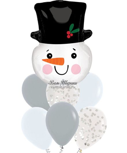 Фонтан "Снеговик в шляпе"