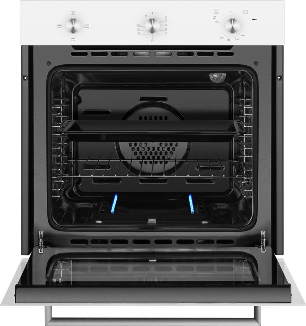 Духовой шкаф Weissgauff GAS WGO 702 WHITE GLASS