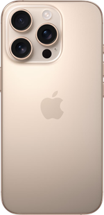 Смартфон Apple iPhone 16 Pro 128 ГБ, Dual: Только eSim, Desert Titanium (пустынный титановый)