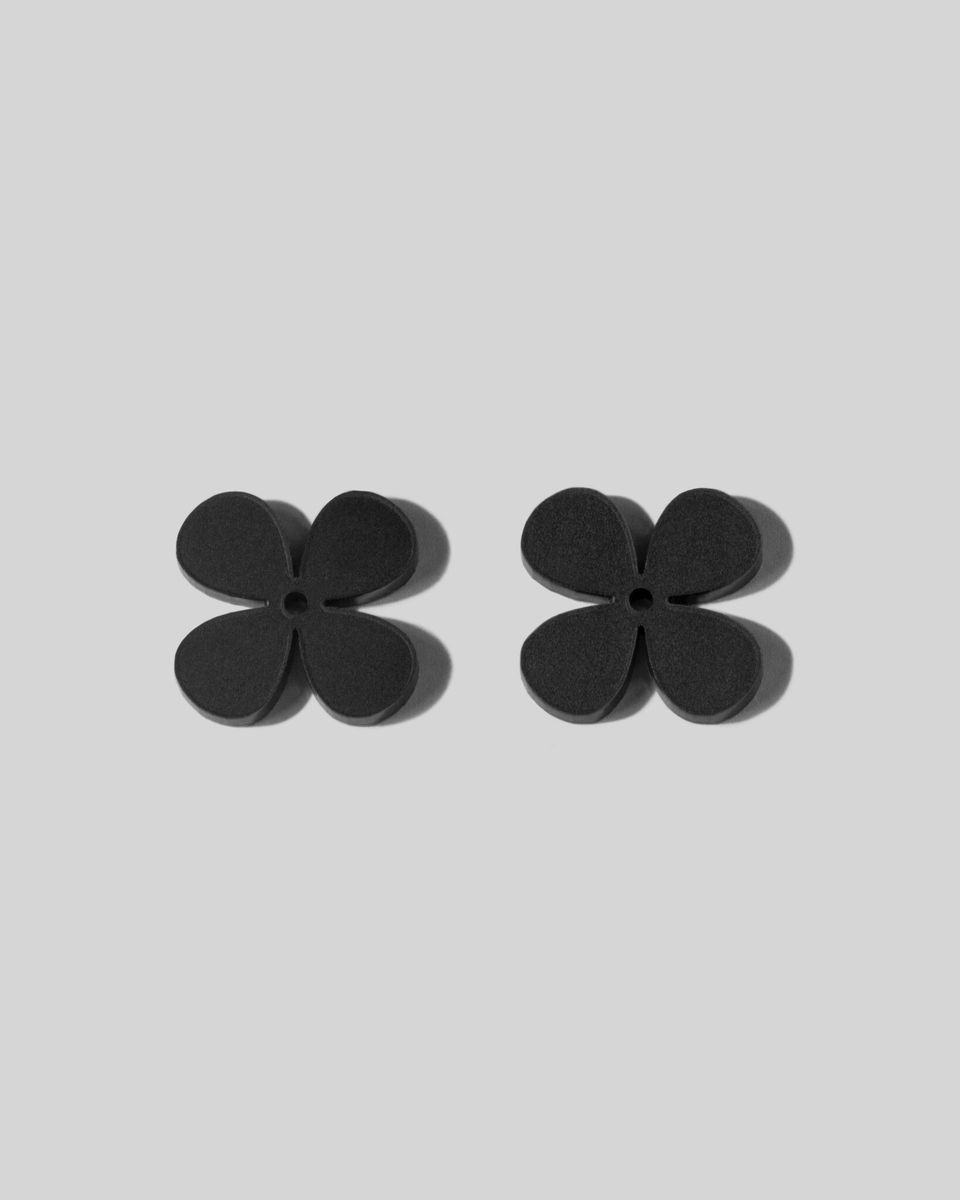 Flowers Black /Hoops/