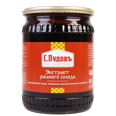 Экстракт ржаного солода «С.Пудовъ» 650 гр
