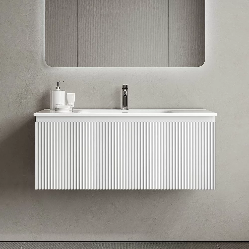 Тумба с раковиной Sancos Snob R 1.0 SNR1.0100W/CN7003 Bianco