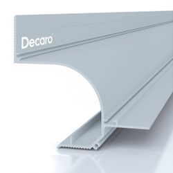 Теневой профиль потолочный под покраску, 2000x75x70 мм