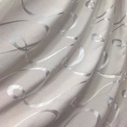 Блэкаут рогожка "Петля" молочная оптом. Ш-280 см.