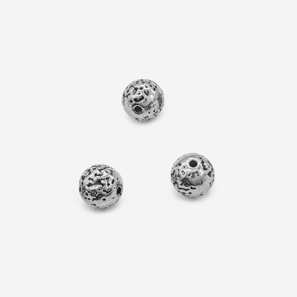 Бусина-разделитель, 8мм, сталь с чернением