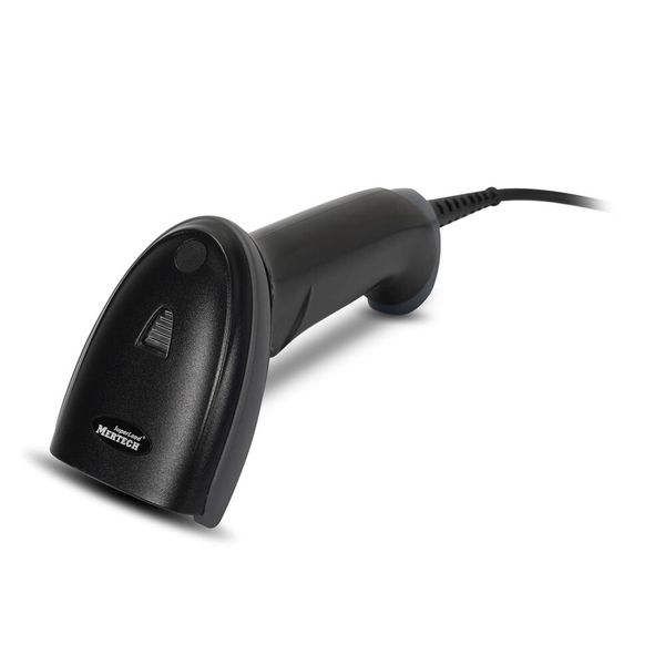 Сканер штрих-кода проводной двумерный Mertech 2210 P2D SuperLead USB Black, 1D/2D/QR, USB-HID, USB-COM, RS232, Честный Знак, ЕГАИС/ФГИС