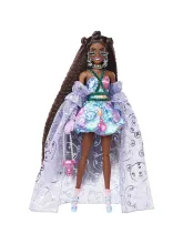 Кукла Барби Экстра в фиолетовой накидке HHN13