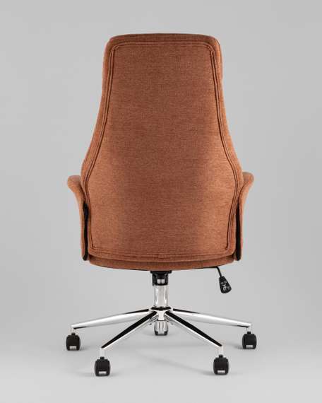 Кресло офисное TopChairs Neoma терракотовый ткань