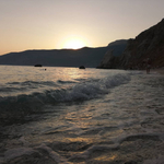 Закат на яхте на острове Сулу Ада