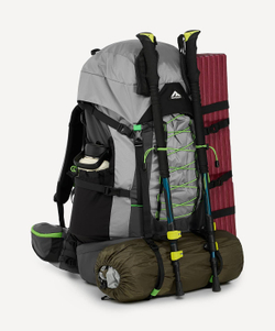 Рюкзак Hiking Ascent, серый, 55+10 л