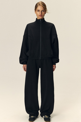 Штаны с рельефными швами Чёрный