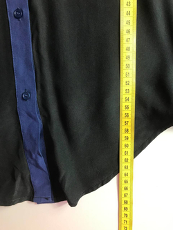 Блузка American Retro шелковая, маркировка 36, визуально 42/44 размер