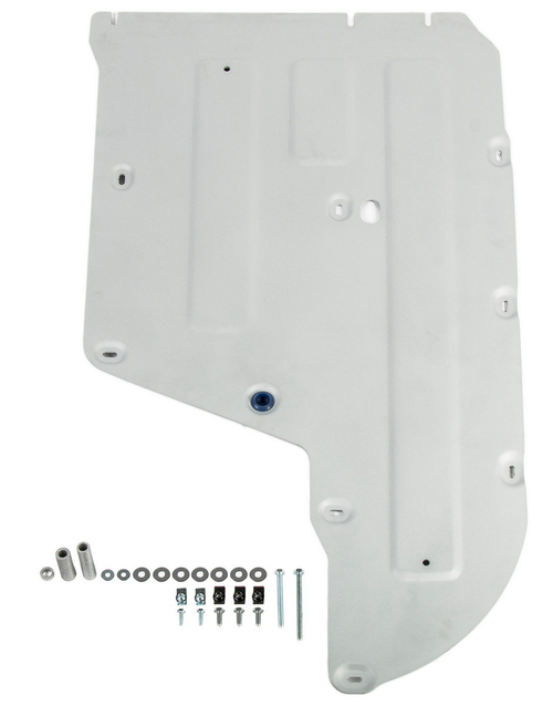 Защита КПП Rival для BMW 3 серия VII (V - 2.0; 2.0D) RWD 2018-н.в. (устанавл-ся совместно с 333.0536.1), штампованная, алюминий 3 мм, с крепежом, 333.0538.1