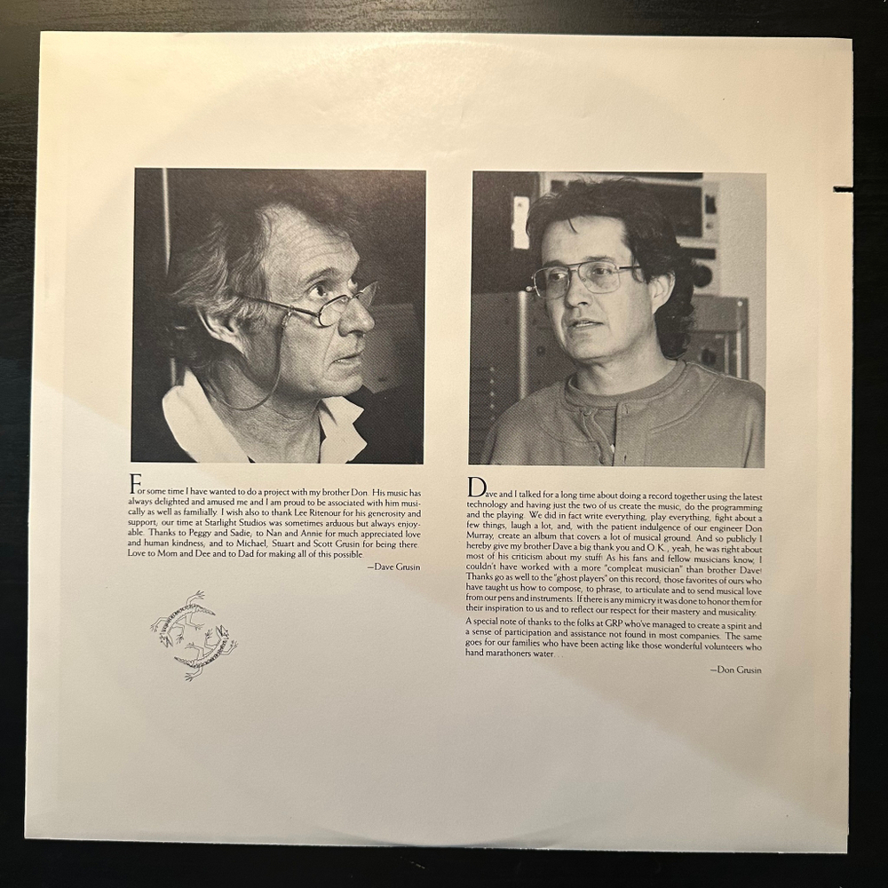 Dave Grusin, Don Grusin - Sticks And Stones (США 1988г.)