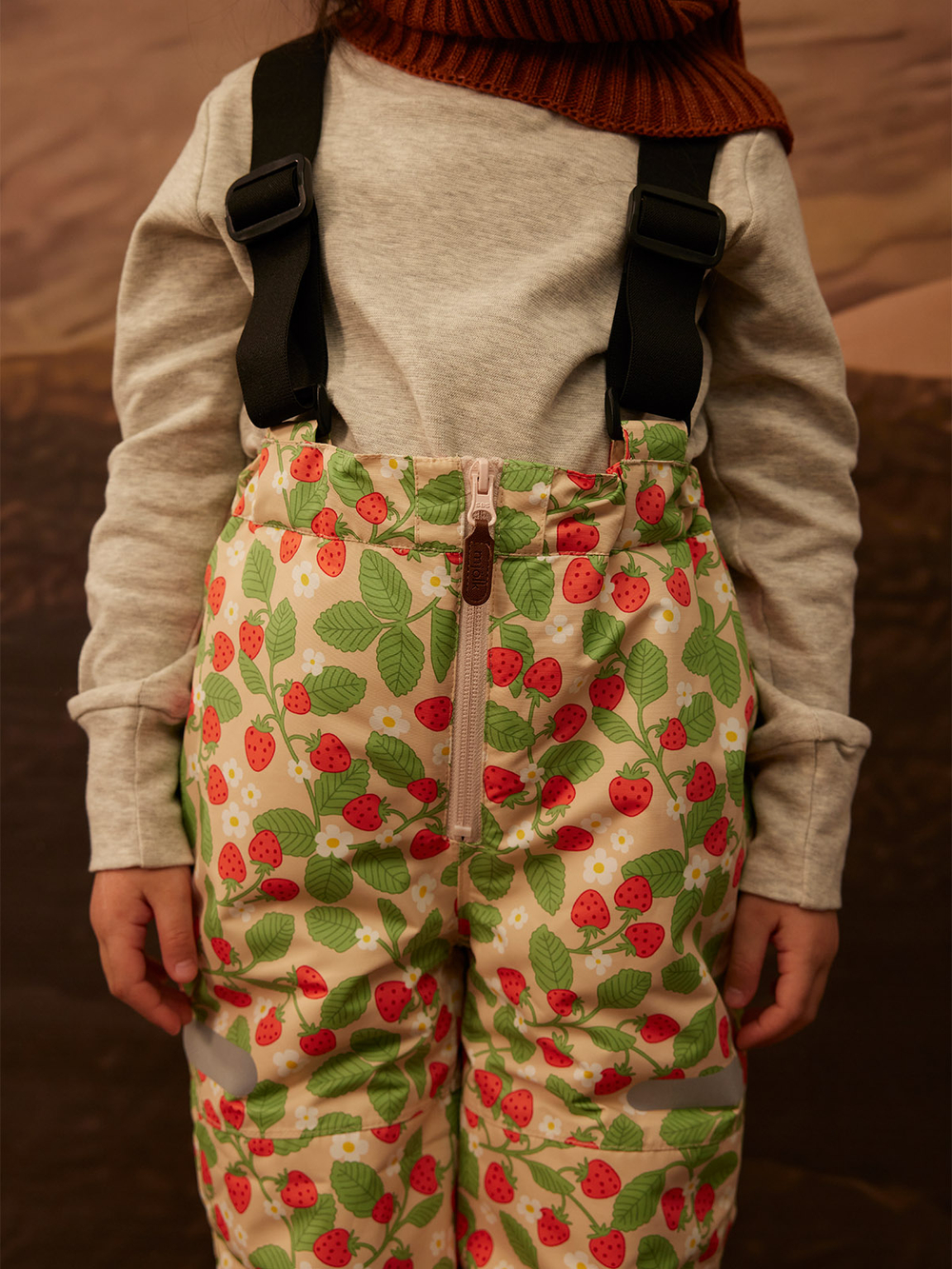 ПРЕДЗАКАЗ Брюки утеплённые демисезонные Mjölk Strawberry, утеплитель 120гр/м2