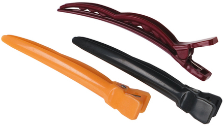 Зажим для волос DEWAL Волна цветной пластик 8см (уп.12шт)*1шт