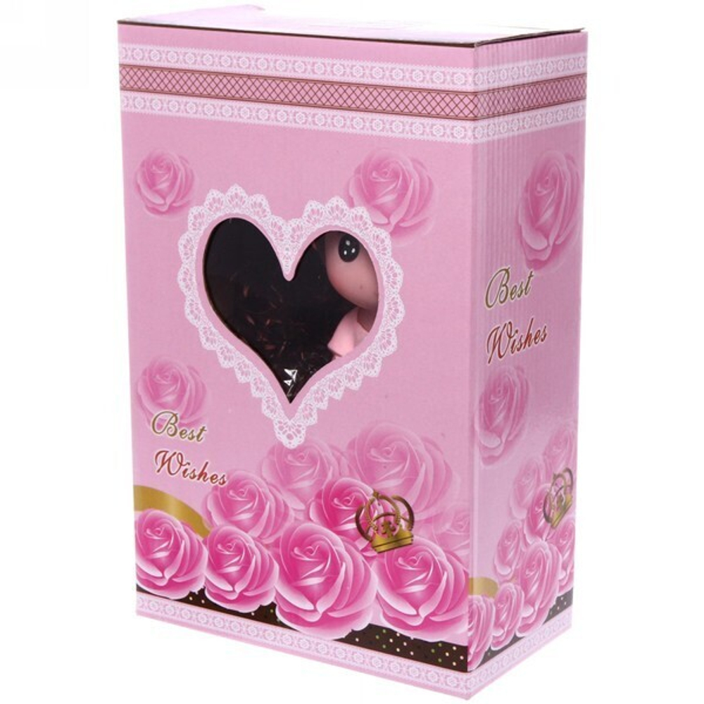 Копилка из пластика 24*14см «Лучшая подружка» со стаканчиком для ручек