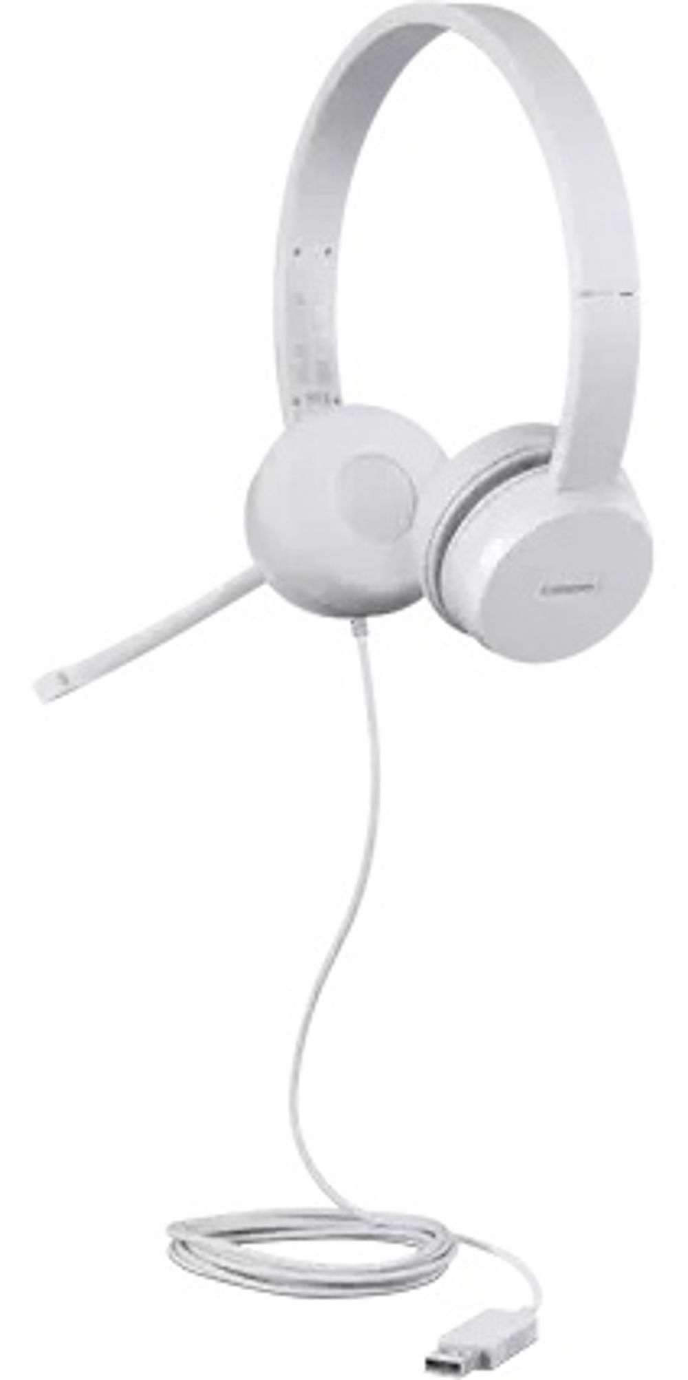 Наушники Lenovo 110 Stereo USB белый