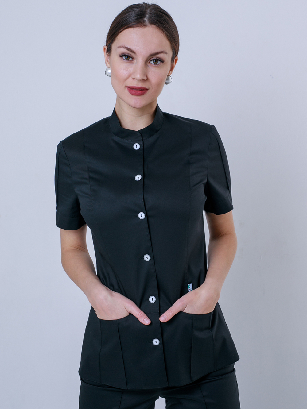 Черный медицинский костюм Медис