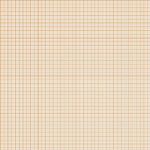Бумага масштабно-координатная 640х10, в рулоне, Staff, линовка оранжевая, 80 г/м2