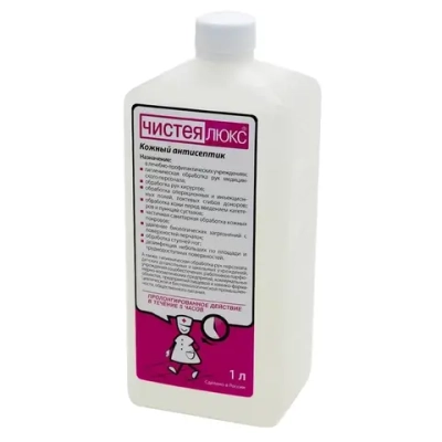 Чистея Люкс кожный антисептик 1 л