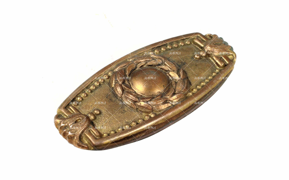 Ручка оконная поворотная на Коробочке латунь