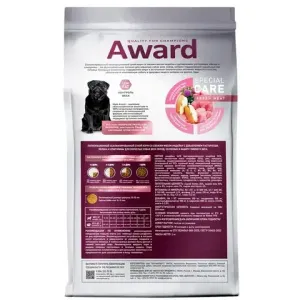 Сухой корм AWARD SPECIAL CARE Weight Control для взрослых собак всех пород для контроля веса со свежим мясом индейки