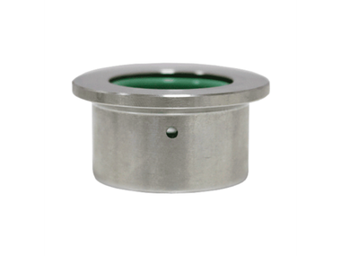 INNOLEVEL Приварная бобышка, резьба 1/2" PF (цилиндрическая), гигиеническое исполнение с юбкой под приварку и индикатором протечки, нерж.сталь 321, IL-PF1/2HI-S321