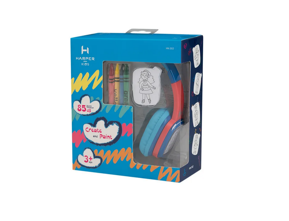 Наушники Harper kids HN-302 blue-red