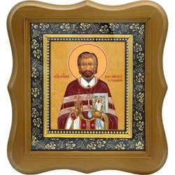 Александр Хотовицкий, священномученик пресвитер. Икона на холсте.