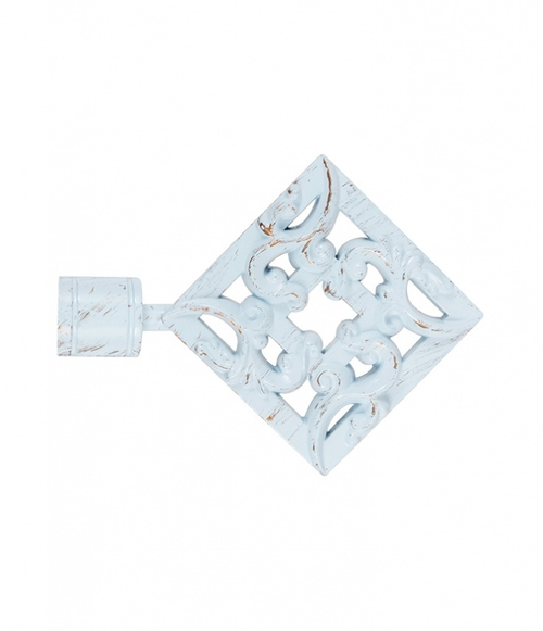 Наконечник для кованного карниза Вензель D 16/19