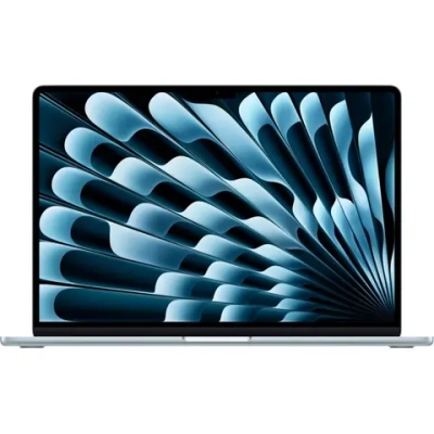 Ноутбук Apple MacBook Air A3241 M4 10 core 16Gb SSD256Gb/10 core GPU 15.3" Liquid Retina (2880x1864) macOS lt.blue WiFi BT Cam (MC7A4HN/A)