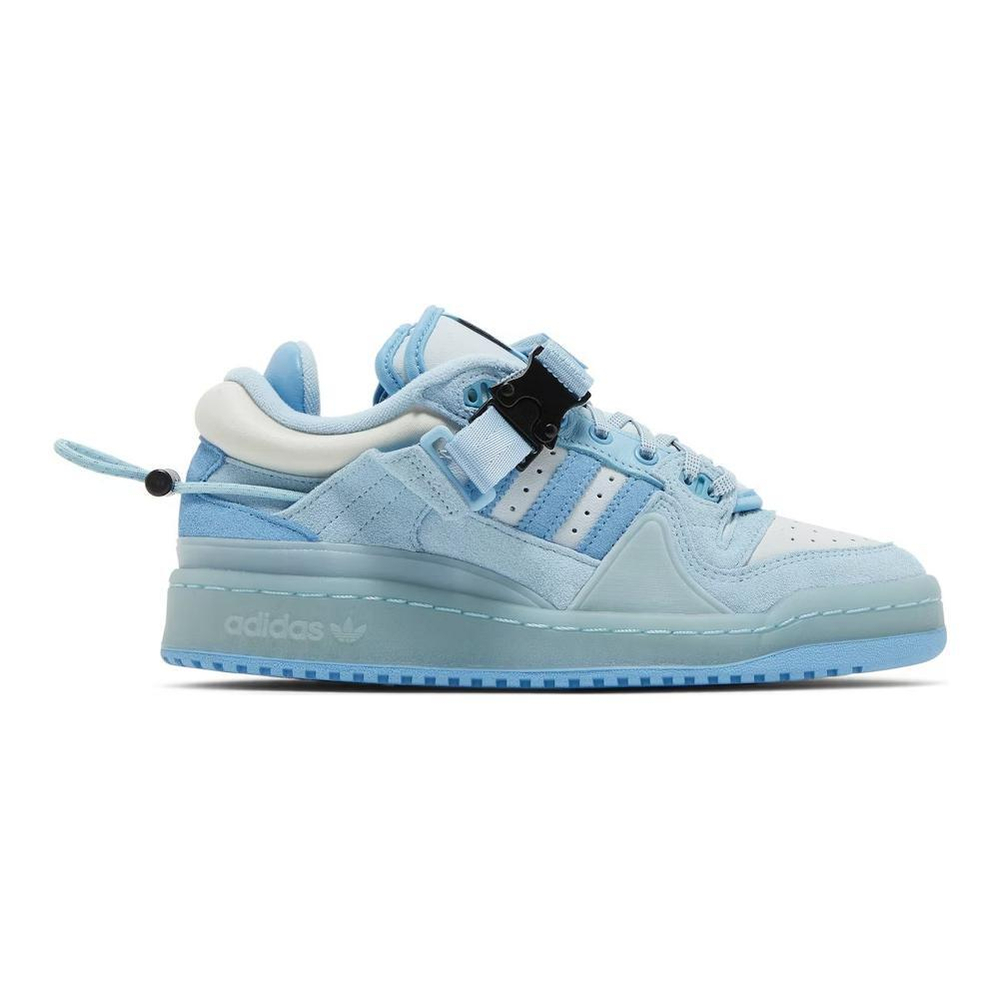 Big boy Bad Bunny x adidas originals FORUM low j Bad Bunny non-slip wear-resistant lightweight low-top sneakers ice blue