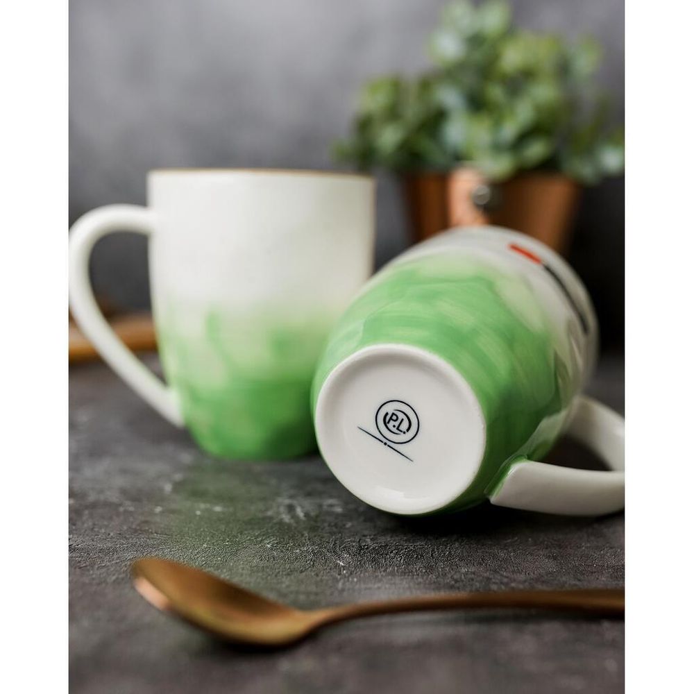 Кружка 450 мл зеленая d 9 см h11 см фарфор "The   Eco" P.L. Proff Cuisine [4]