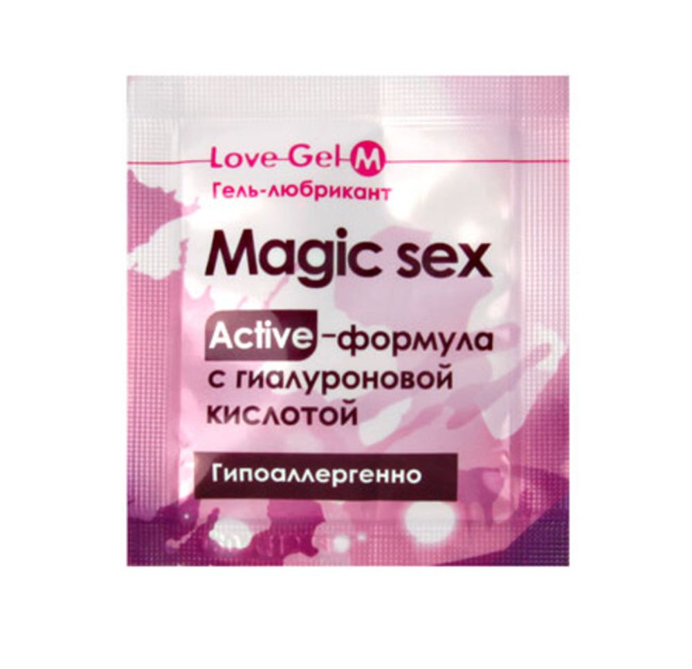 Гель лубрикант на водной основе &quot;Lovegel M&quot; Magic, 4 г (в упаковке 5 шт)