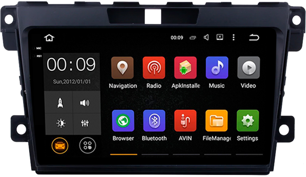 Магнитола для Mazda CX-7 2006-2012 - AIROC 2K RX-2402 Android 13, QLed+2K,  ТОП процессор, 8/128, CarPlay, SIM-слот