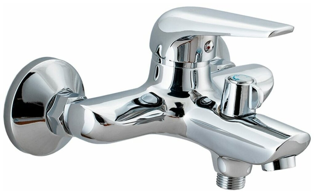 СМЕСИТЕЛЬ EKKO Д/ВАННЫ КОР.ИЗЛИВ ПЕРЕКЛЮЧАТЕЛЬ В КОРП E32102