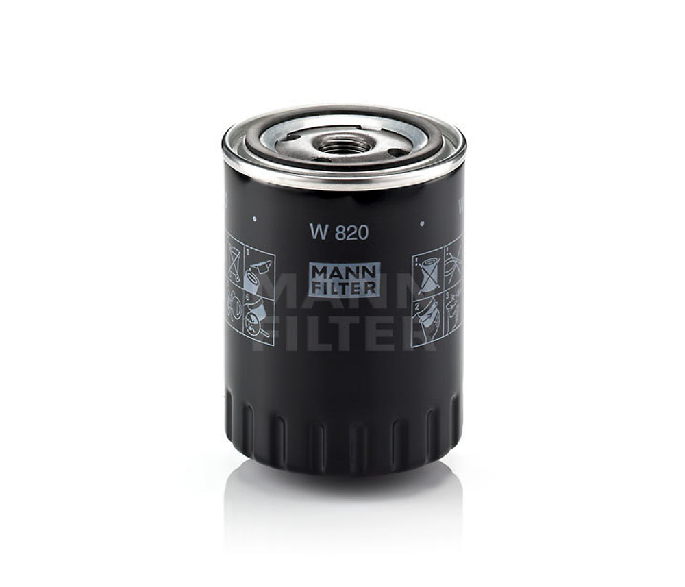 W 820 фильтр масляный Mann