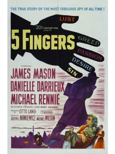 Пять пальцев (1952) (DVD-R)