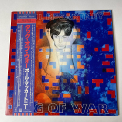 Винтажная виниловая пластинка LP Paul McCartney Tug Of War (Japan 1982) (Obi, Poster)