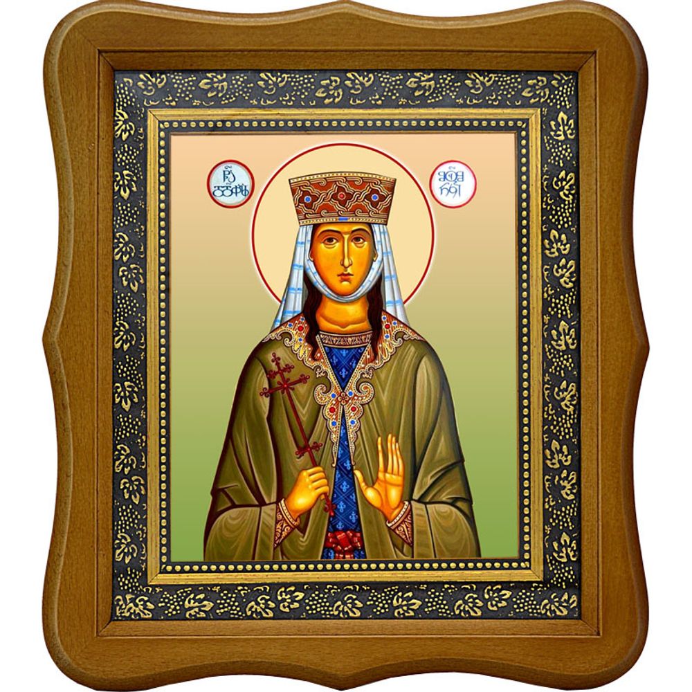 Шушаника (Шушаник, Сусанна) Ранская (Грузинская) Великомученица. Икона на холсте.