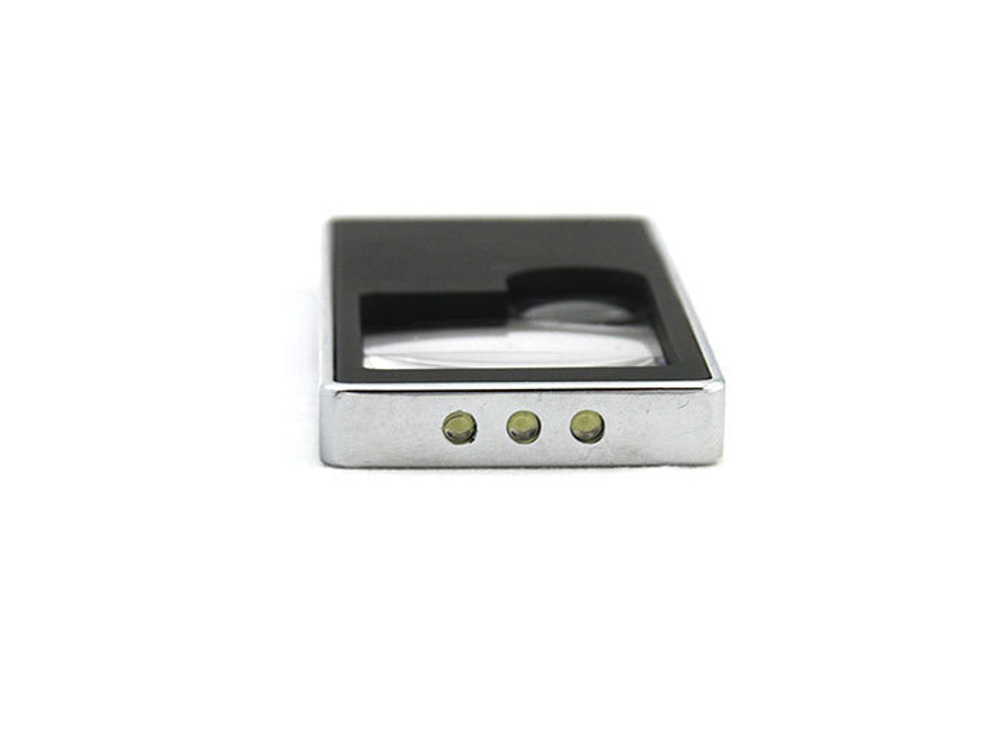 Лупа 7007 (92мм х 40мм х7 мм, 3х/8х, с LED подсветкой)