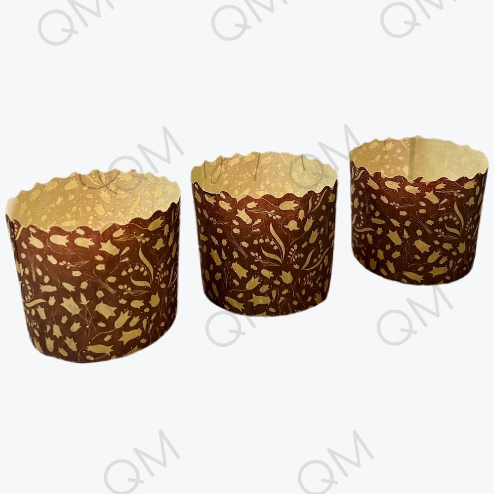 Форма бумажная под кулич 70/60 мм "Колокольчик" от 20 шт/1 упак