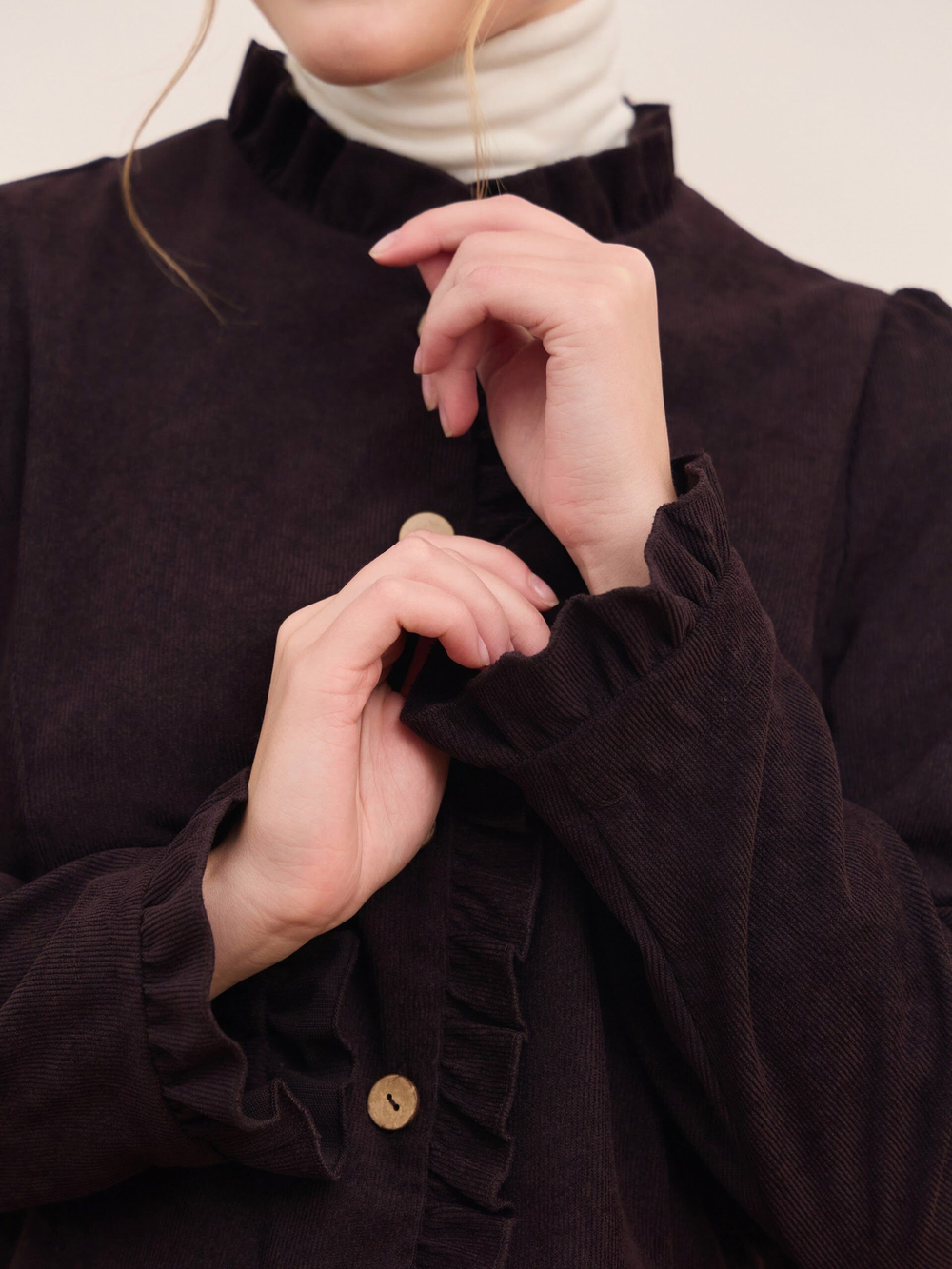 Жакет вельвет укороченный